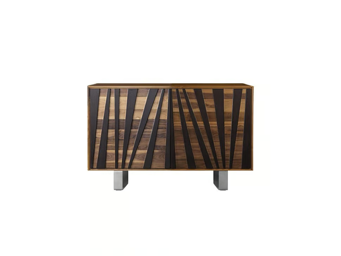 MATE - Solid wood sideboard with doors _ Dale Italia